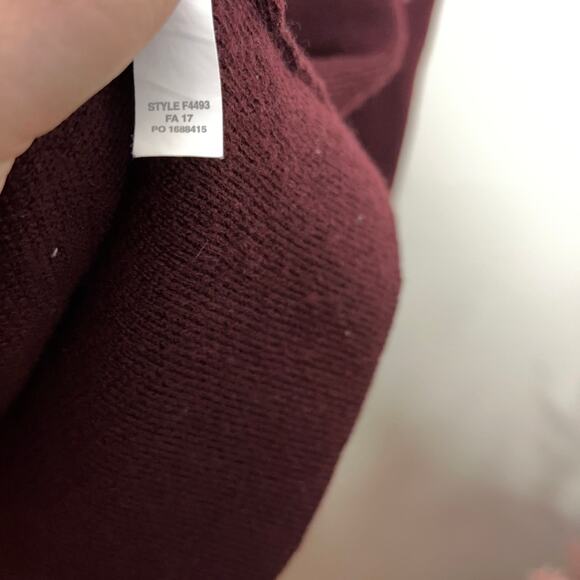 J.CREW Merino Wool Sweater Blazer Vintage Cabernet Maroon Red Purple {3Q30} - Picture 8 of 8